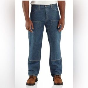 NWT Carhartt FR Men's Relaxed Fit Blue Jeans NWT 36x36 1007170